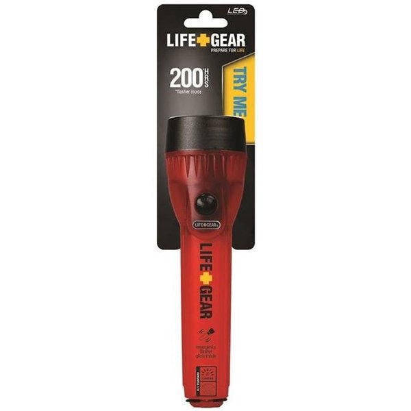 Good Life Gear LIFE+GEAR LG124 Flashlight  LED Lamp  Alkaline Battery  Red 2391696